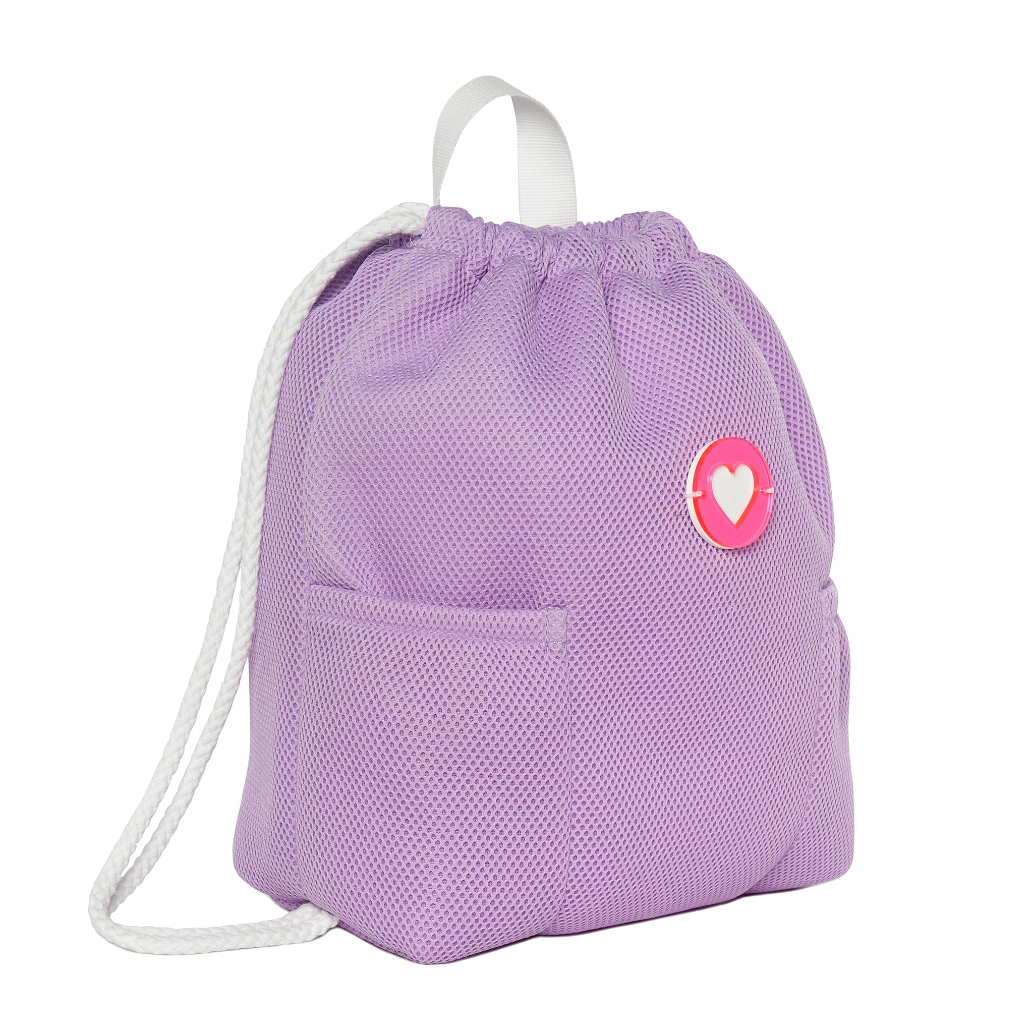 LILY Backpack Lilac Bubbles Heart