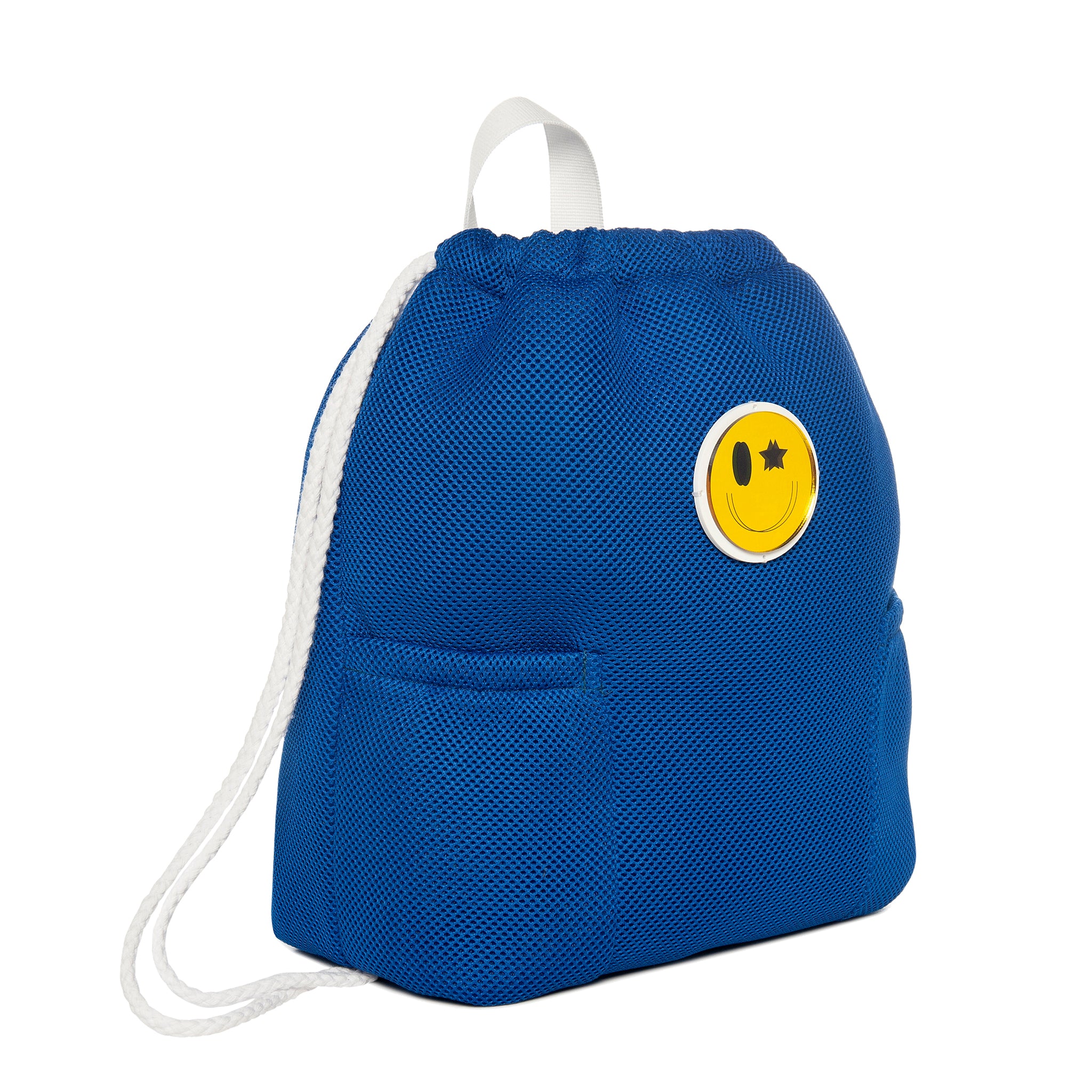 LILY Backpack | Blue Bubbles Happy Face