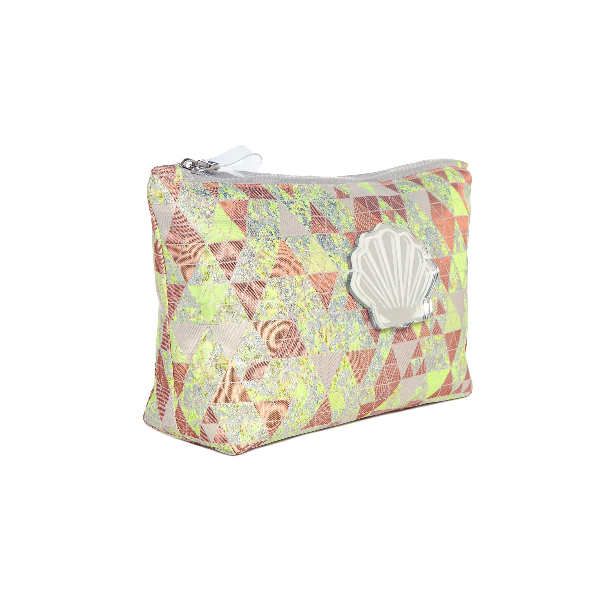 MARGO Pouch | Bronge Triangles Shell