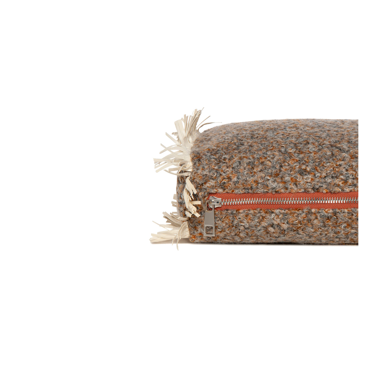 MELISSA Pouch | Mocha Snowball Peacock