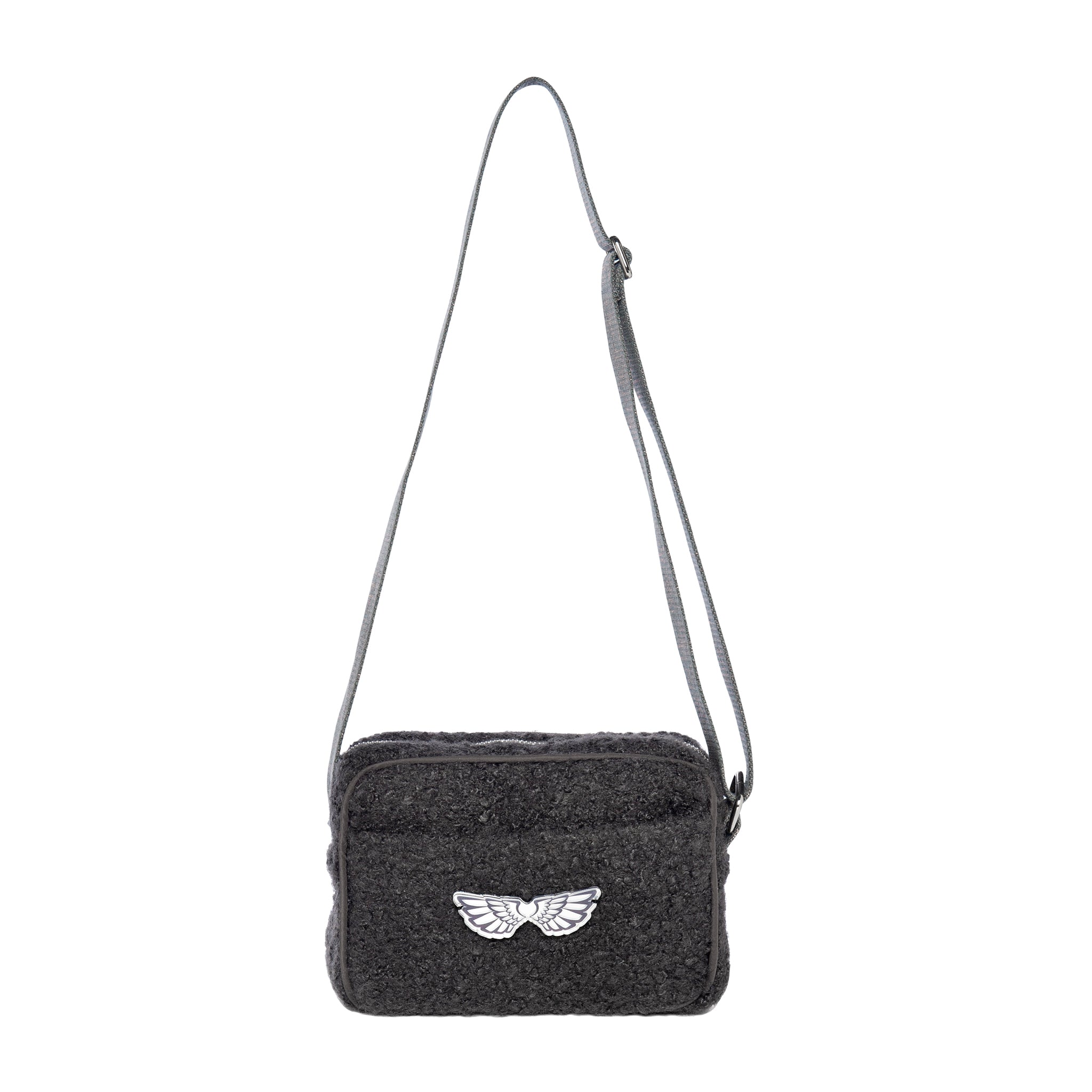 MIMI Shoulder Bag Small | Grey Snowball Wings