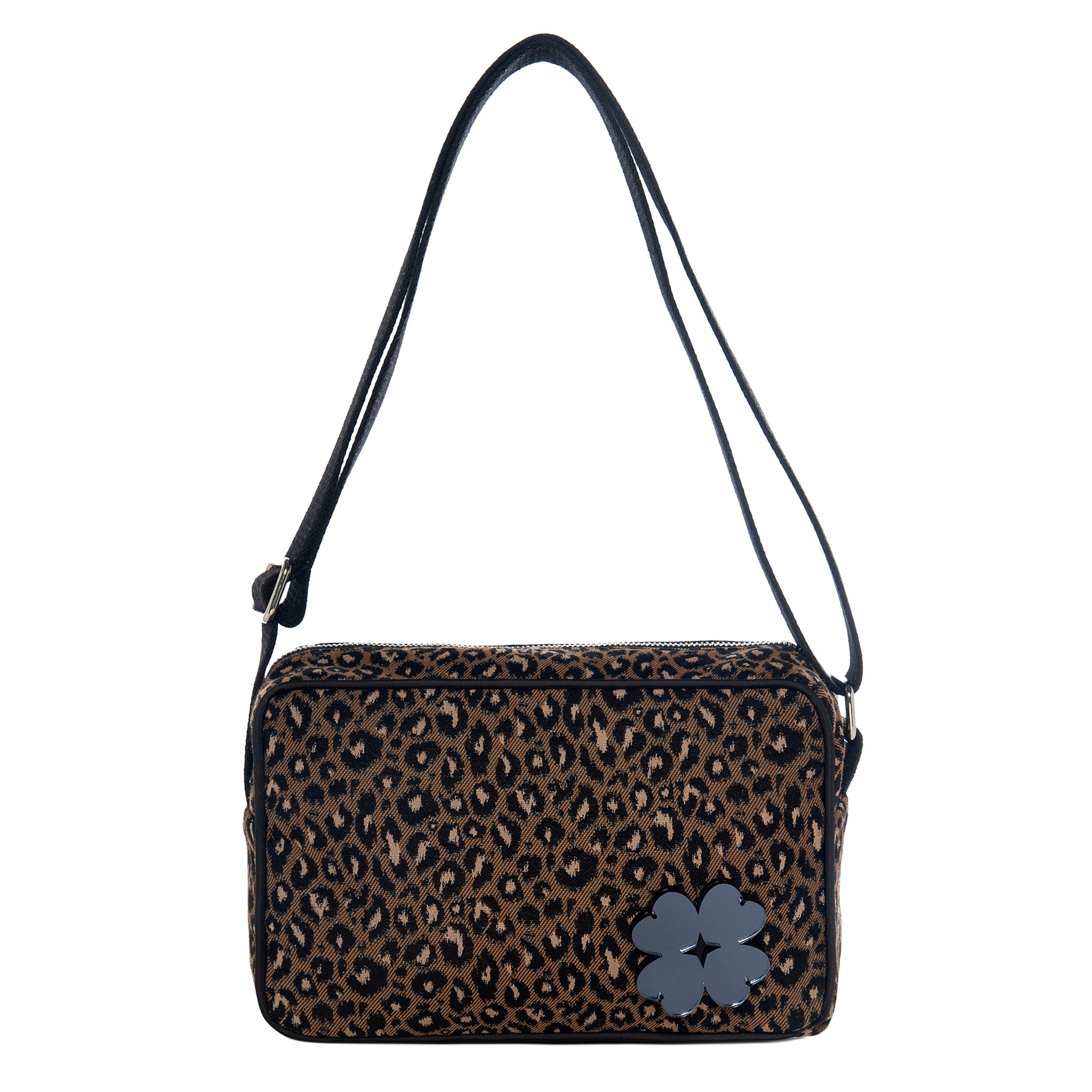 NADIA Shoulder Bag | Khaki Animal Flower