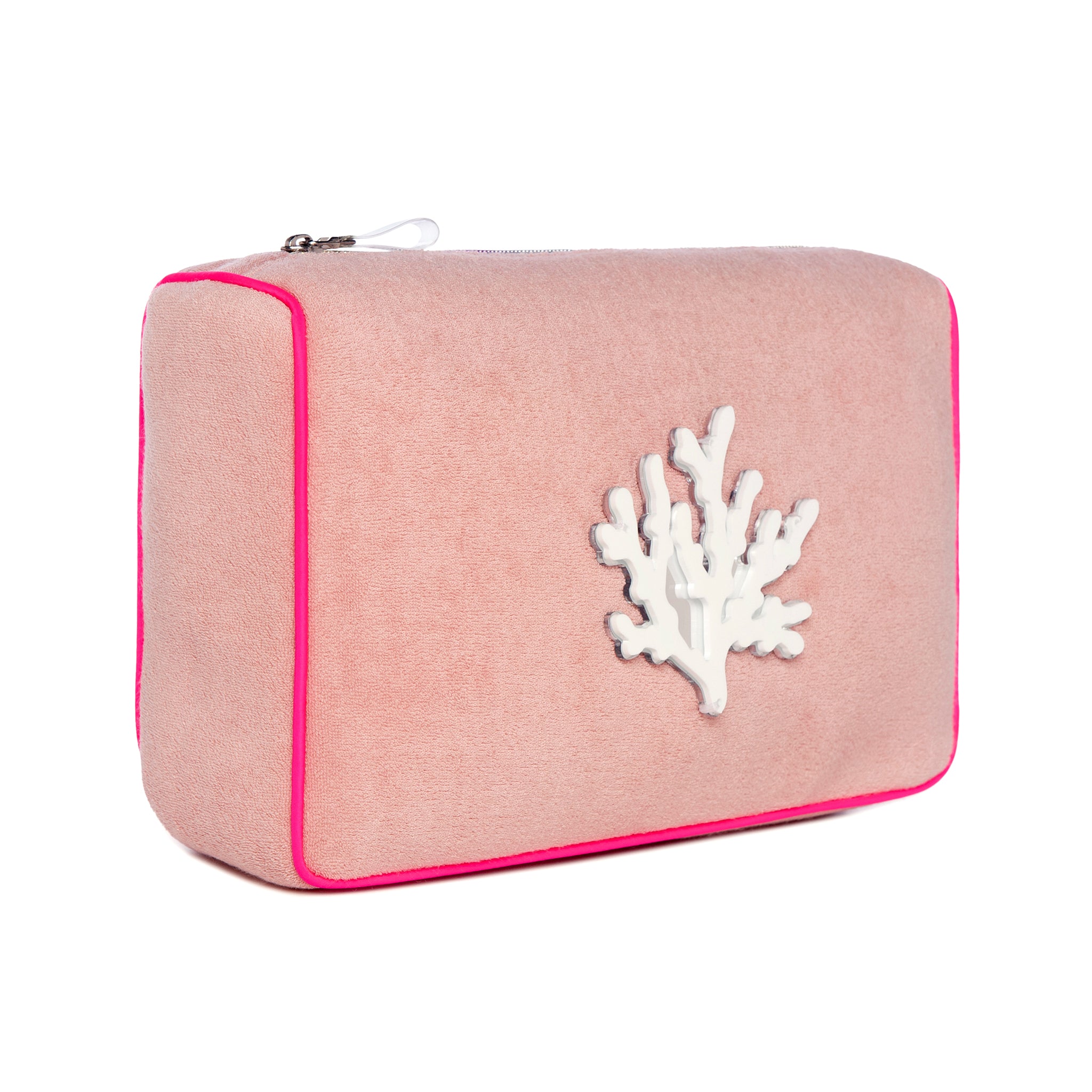 OLIVIA Pouch | Baby Pink Towel Coral