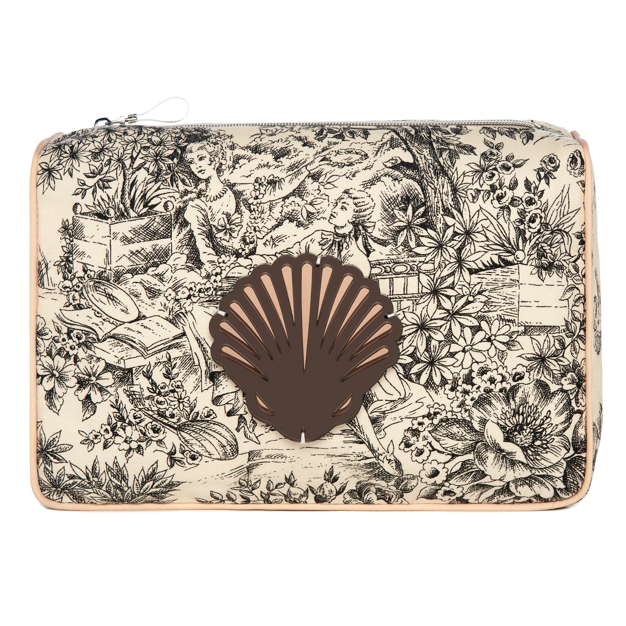 OLIVIA Pouch | Black Countryside Shell