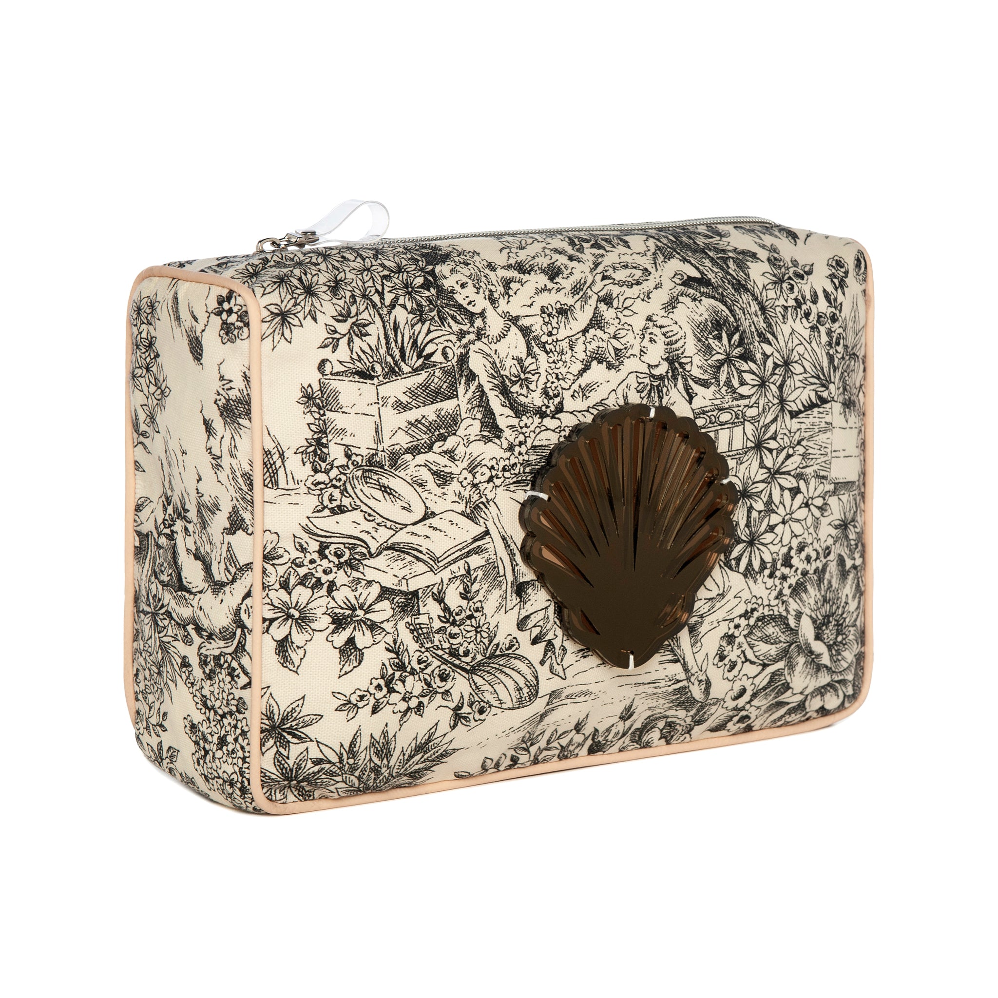 OLIVIA Pouch | Black Countryside Shell