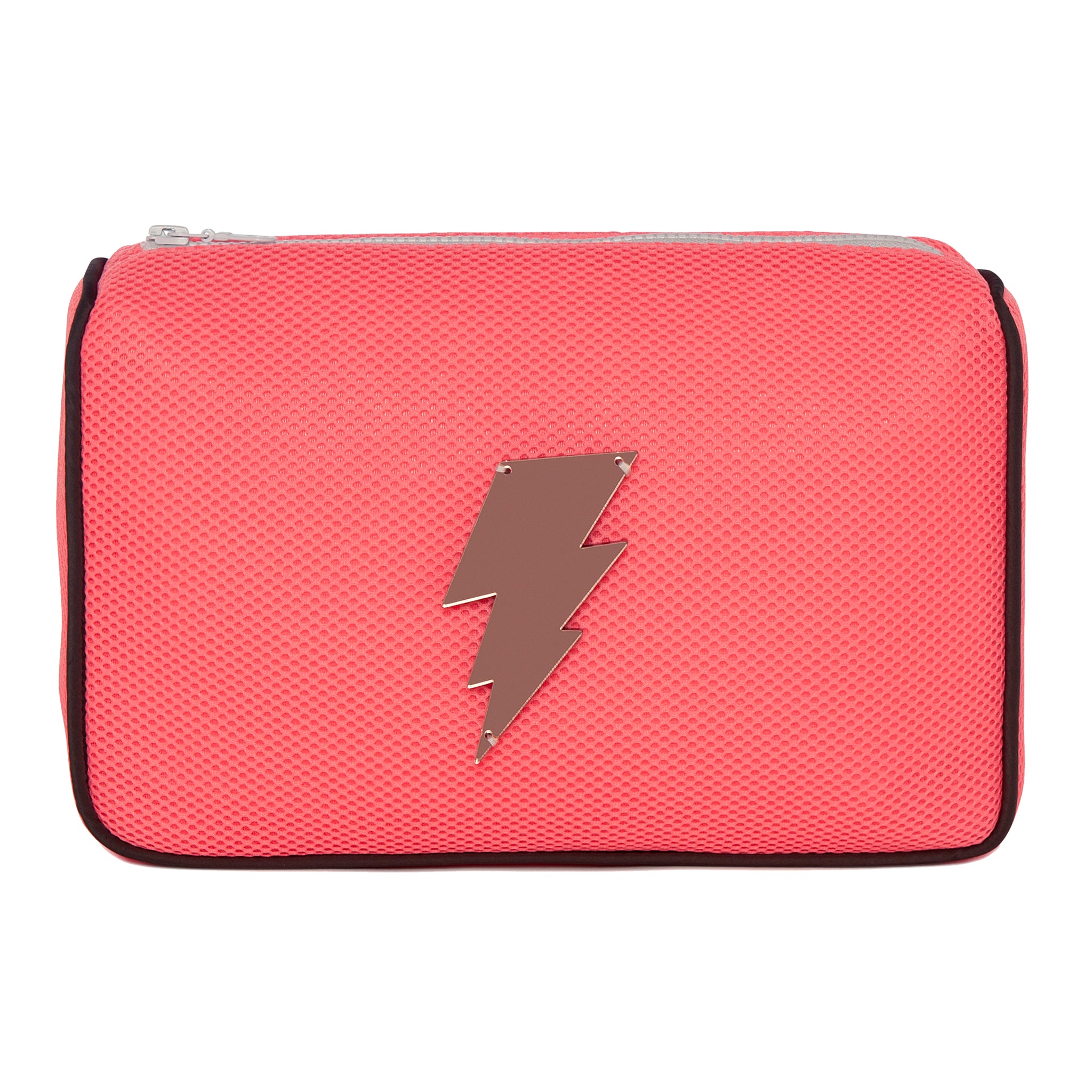 OLIVIA Pouch | Pink Bubbles Lightning