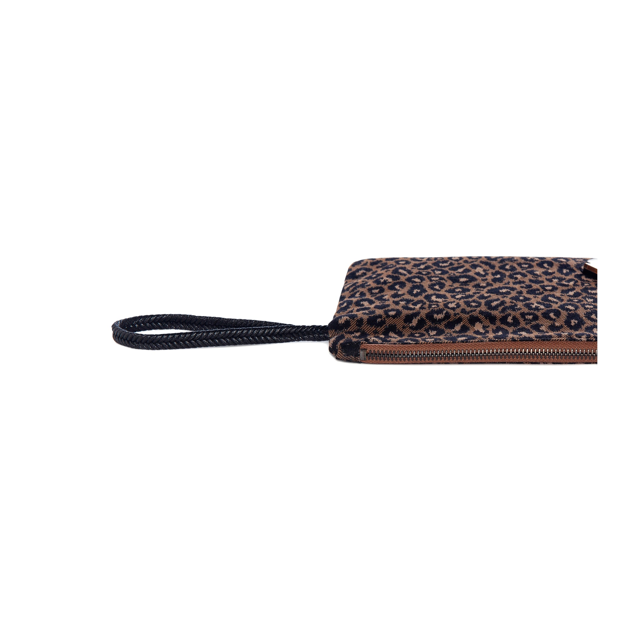 STELLA Pouch | Khaki Animal Lips