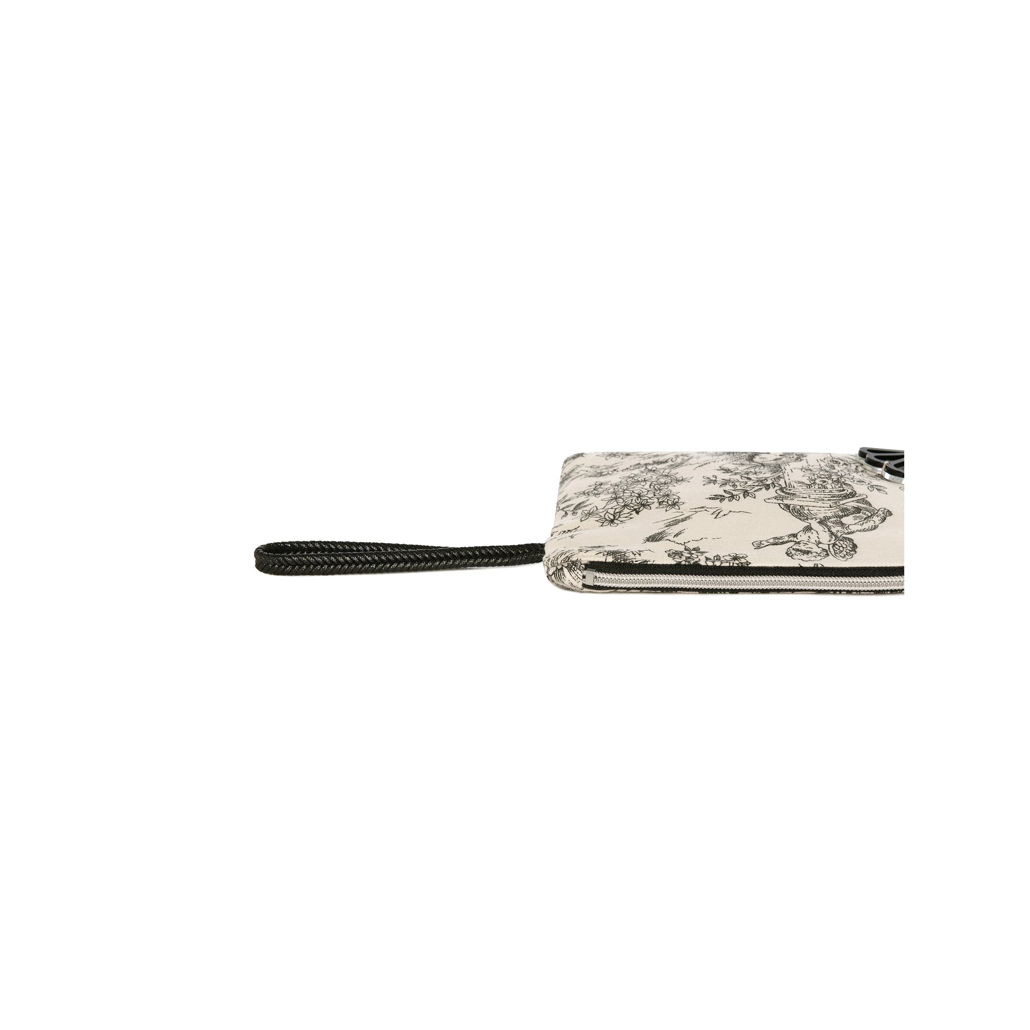 STELLA Pouch | Black Countryside Peacock