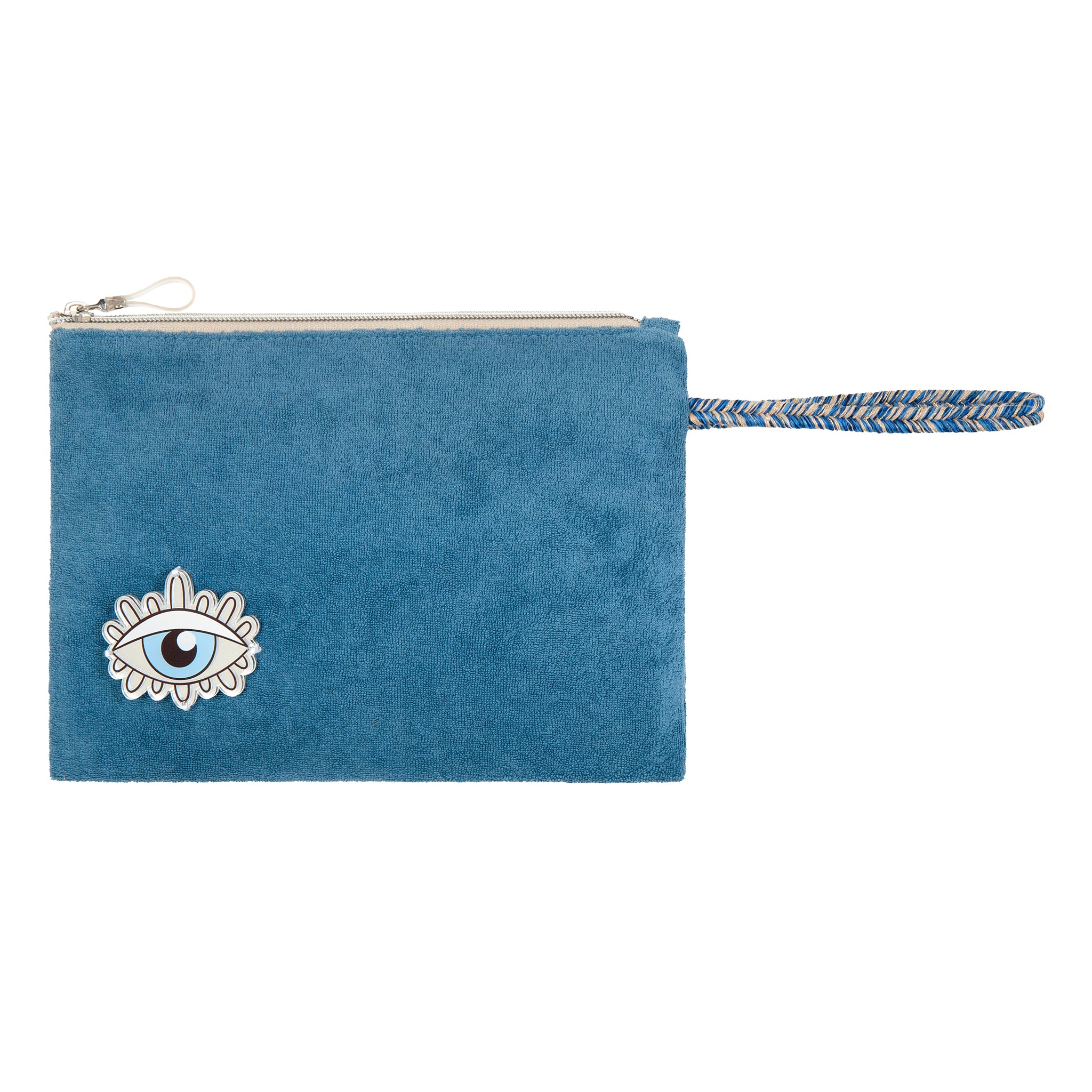 STELLA Pouch | Blue Towel Evil Eye