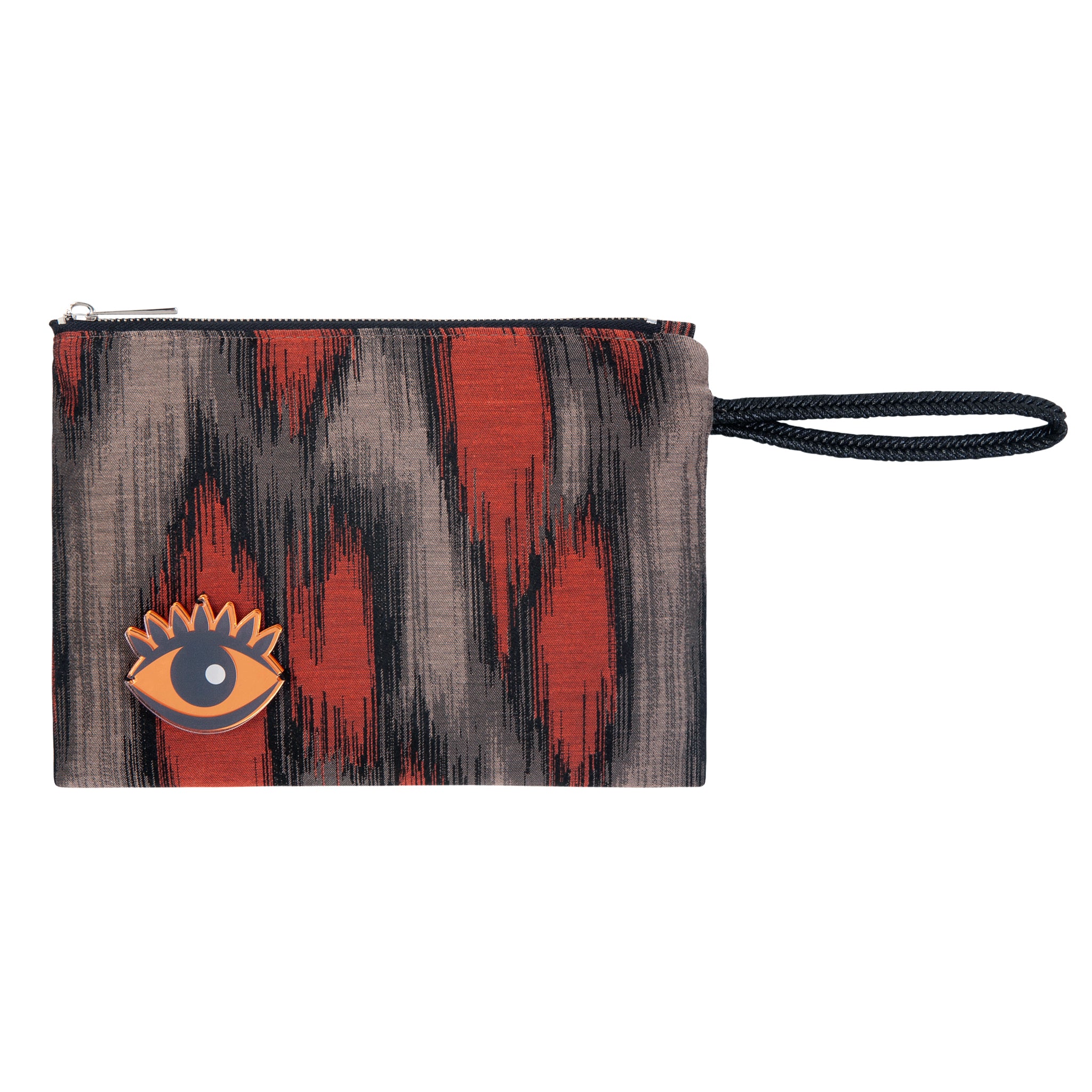 STELLA Pouch | Terracotta Ikat Eye