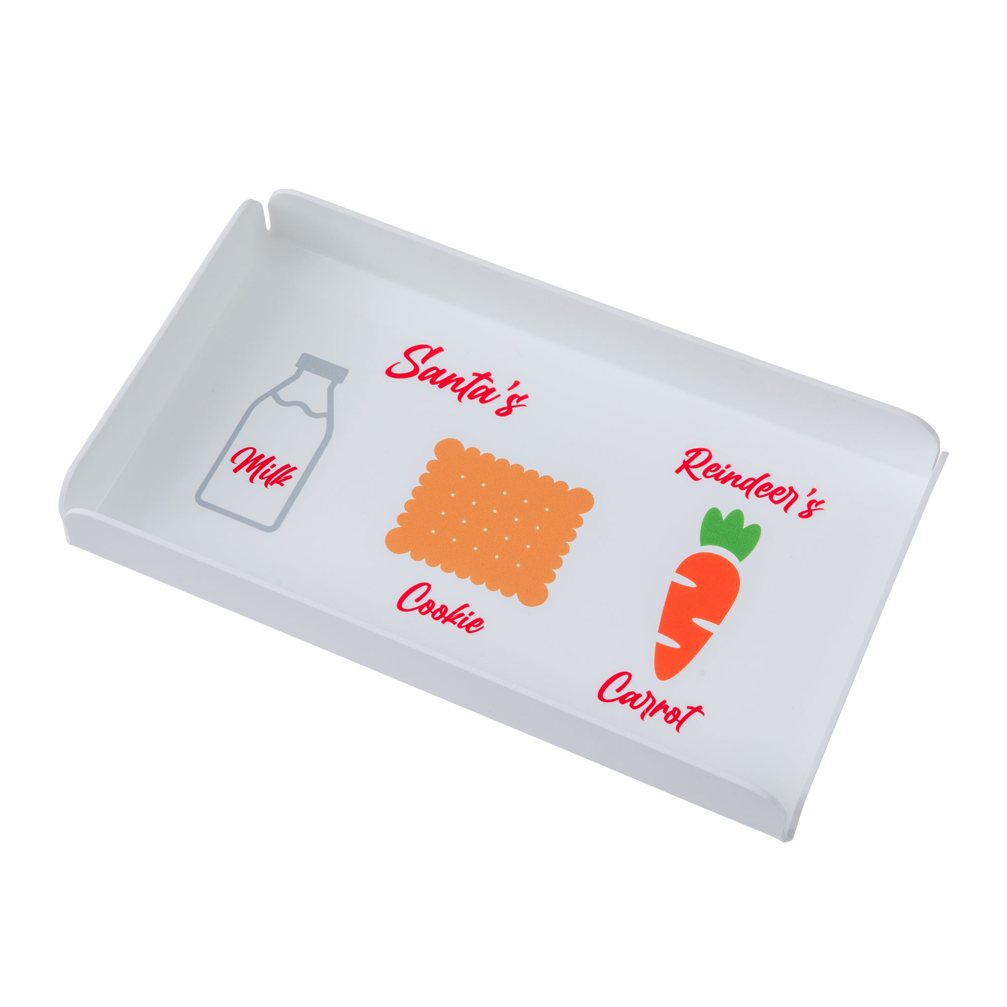 Zoomer Tray | Santa's Milk, Cookies & Carrot