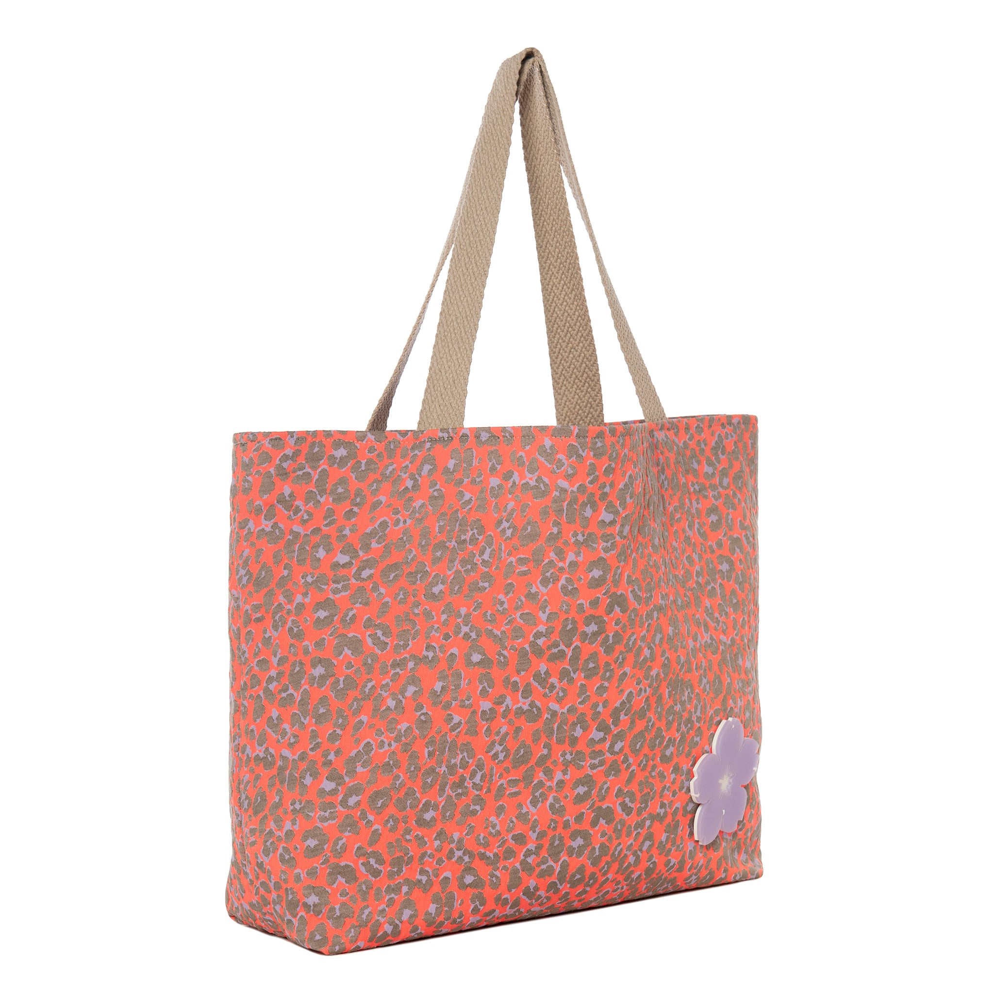 URBAN Large Tote bag | Funky Animal Flower