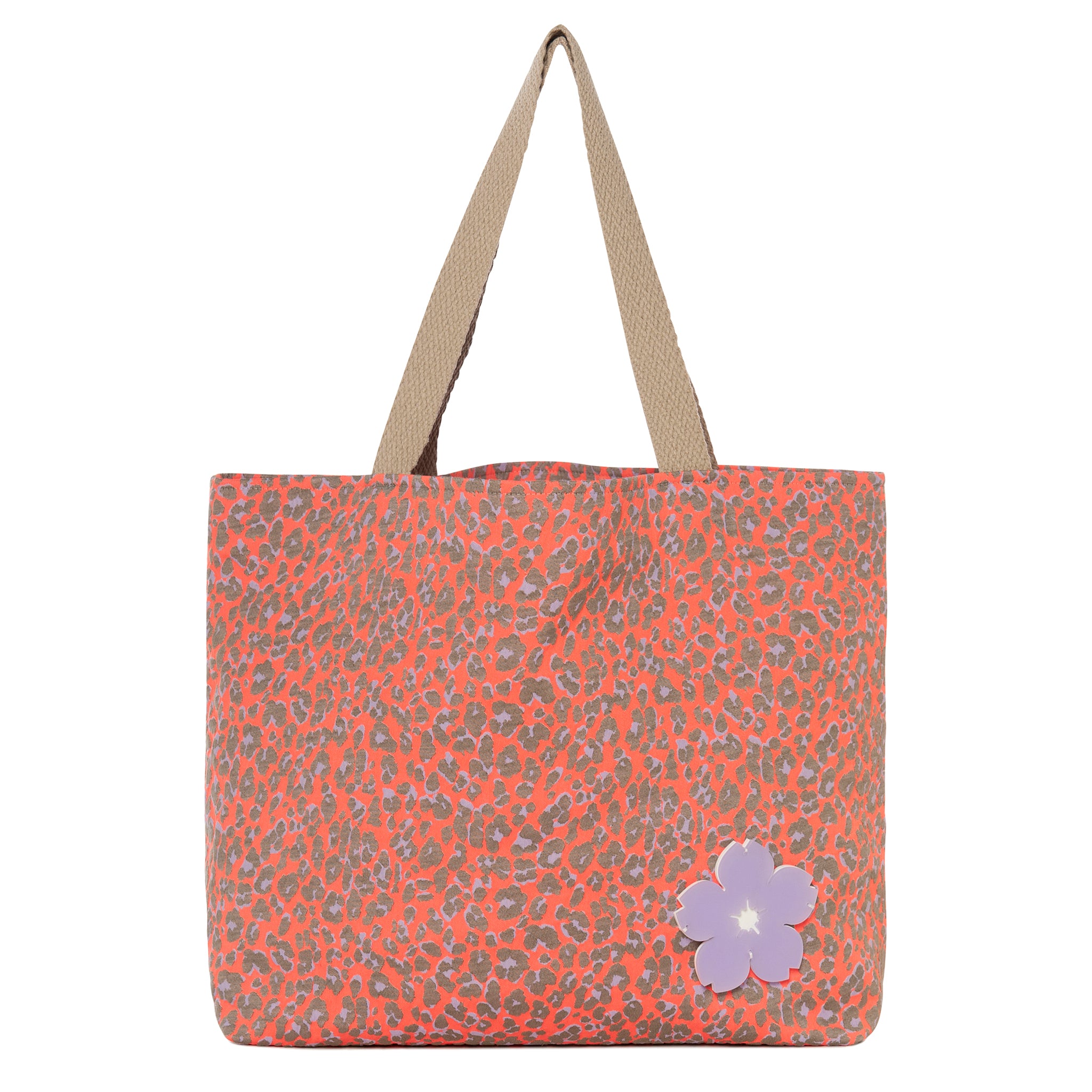 URBAN Large Tote bag | Funky Animal Flower