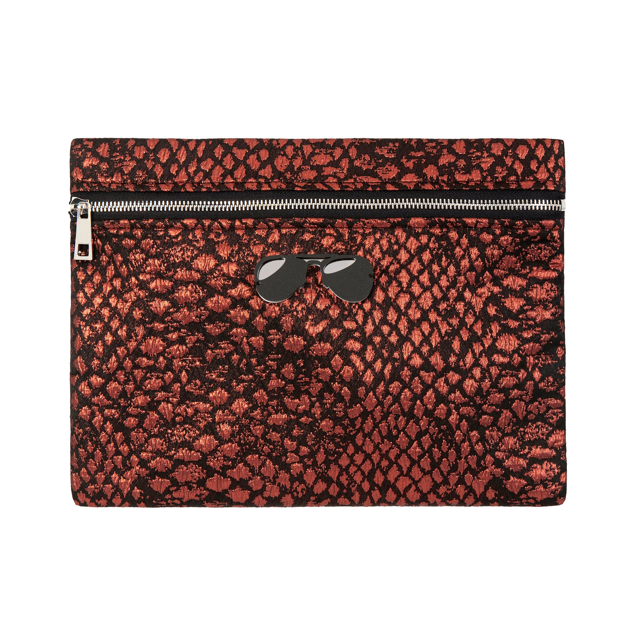 VIOLET Pouch | Copper Croc Glasses