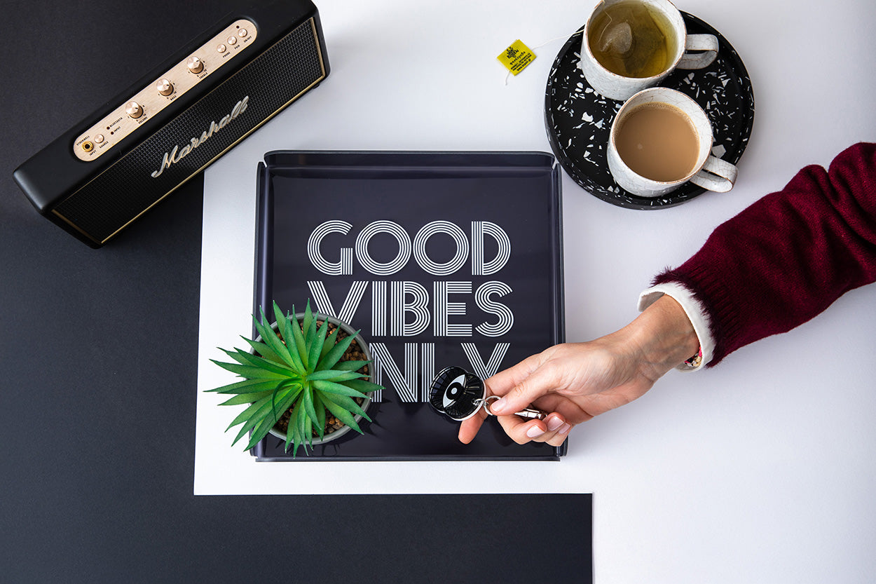 ZAP Tray | Good Vibes Only Grey