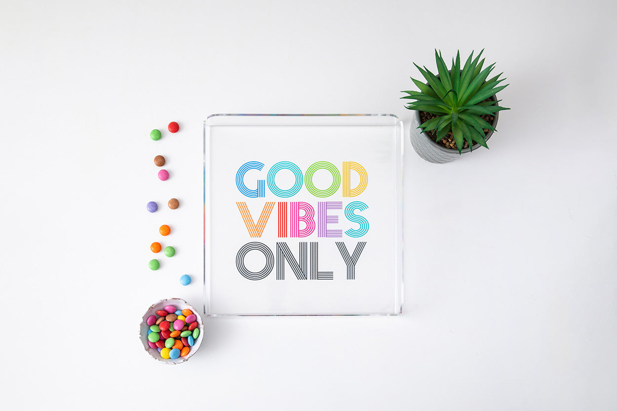 ZAP Tray | Good Vibes Only Rainbow