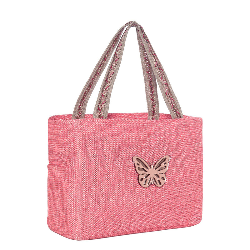 JULES Tote Bag | Naked Coral Butterfly