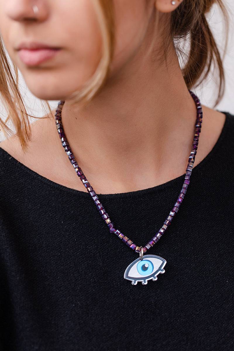 Charm Necklace | Evil Eye