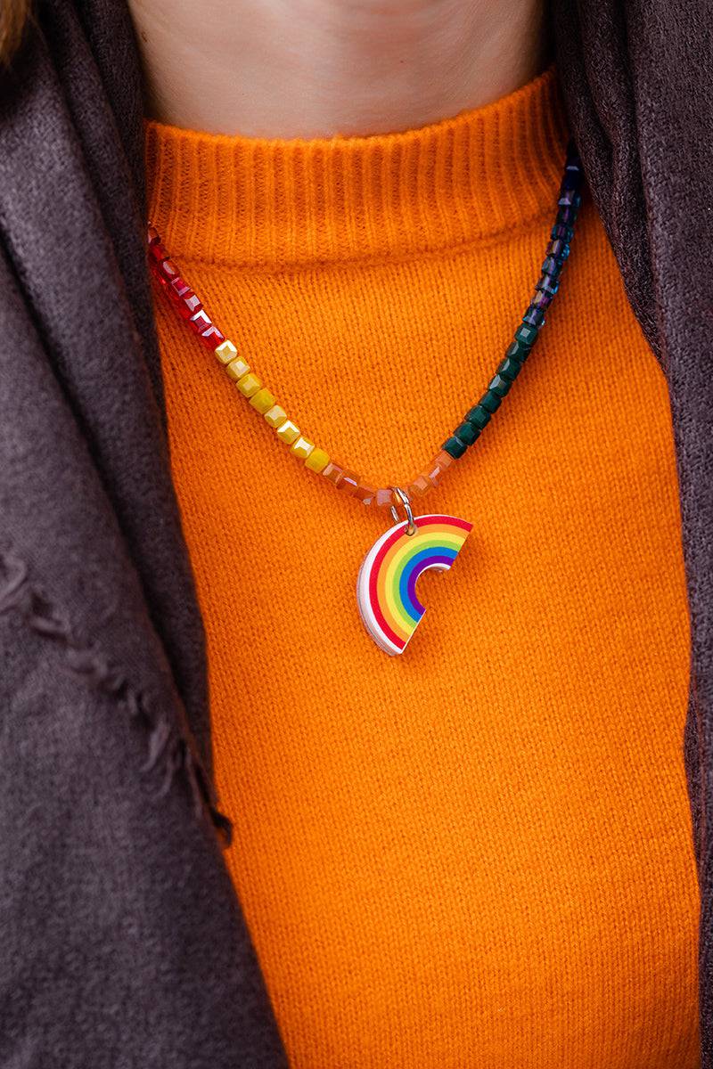 Charm Necklace | Rainbow