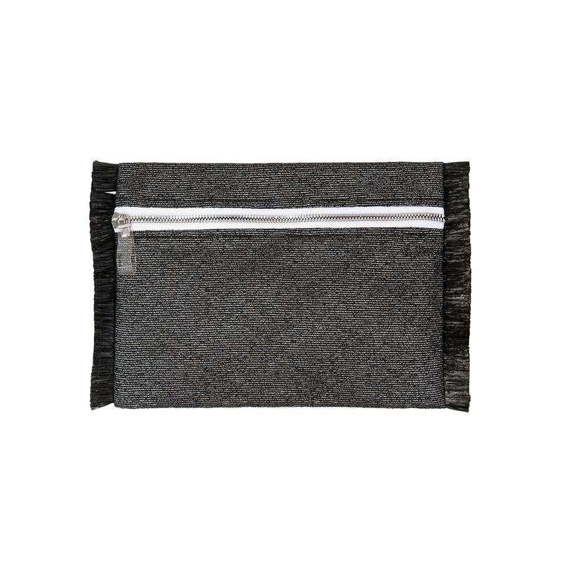 ALIKI Pouch | Black Glitter
