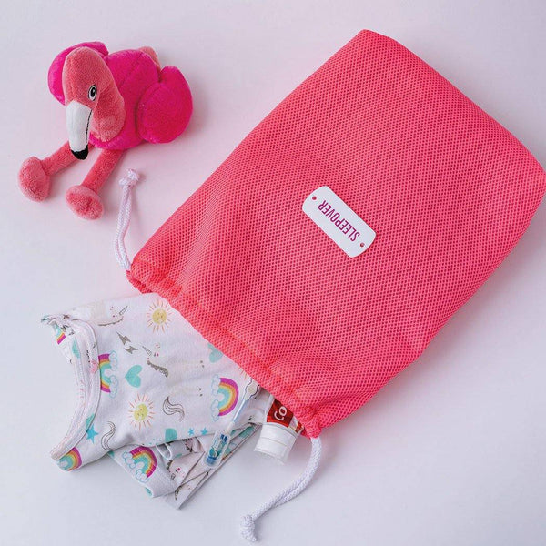 DIDI Storage Pouch | Baby Pink Bubbles Sleepover