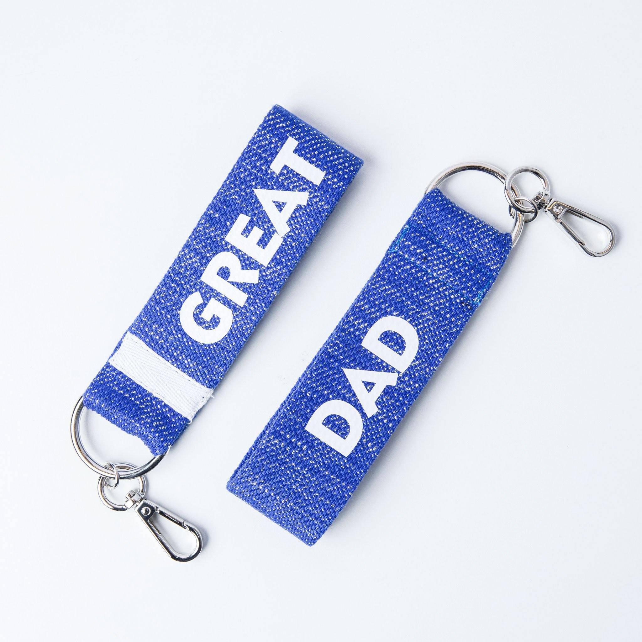 Key Ring | Blue Great Dad