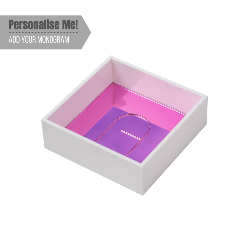 CAPO Tray | Monogrammed Pink
