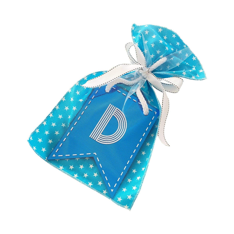 HANGING FLAG | Sky Blue Monogrammed Boy