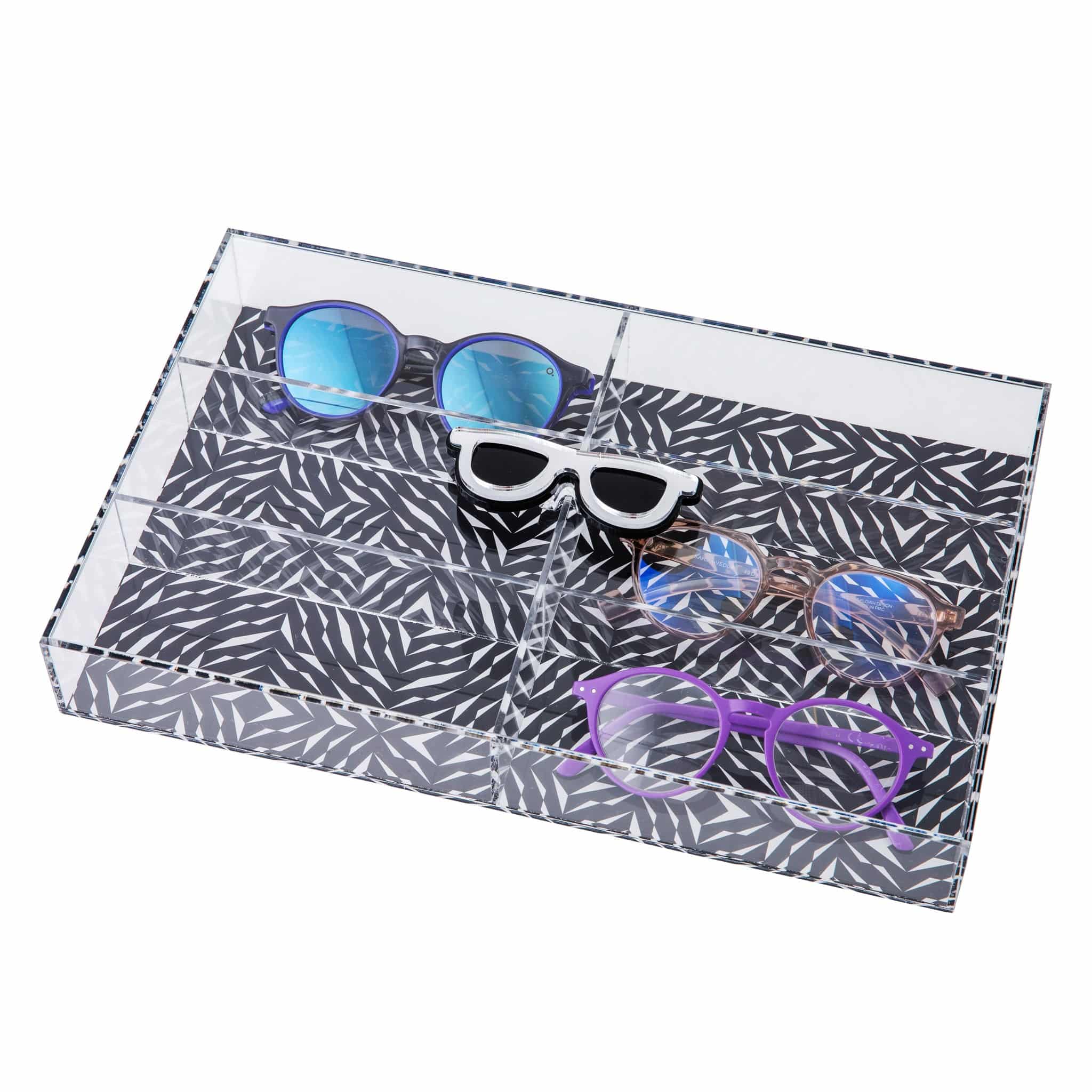 LASH Box | Black White Spikes Glasses