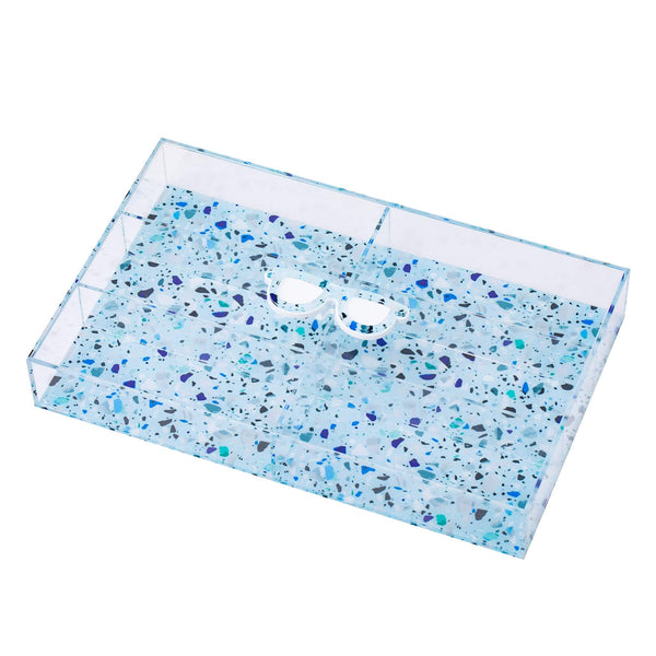 LASH Box | Light Blue Mosaic Effect Glasses