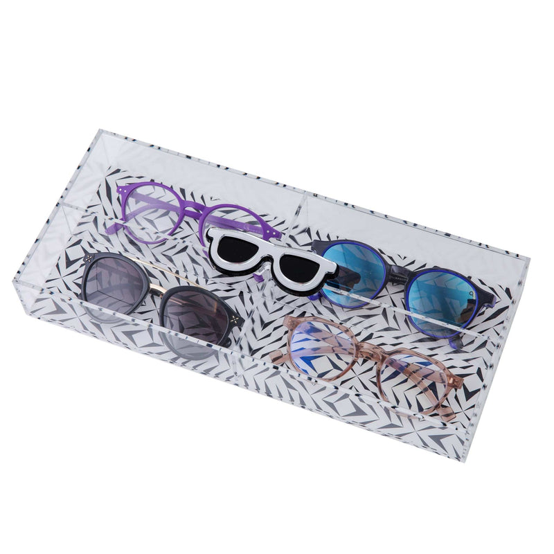 LASH Mini Box | White Black Spikes Glasses