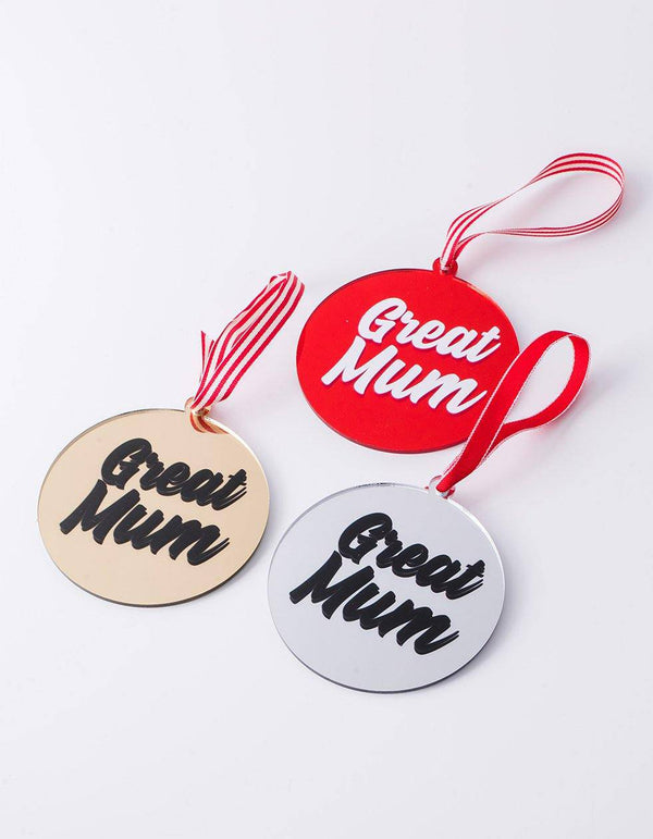 PLEXIGLAS ORNAMENT | Great Dad