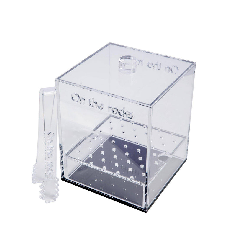 ICE Cooler Box | Clear Black On the Rocks