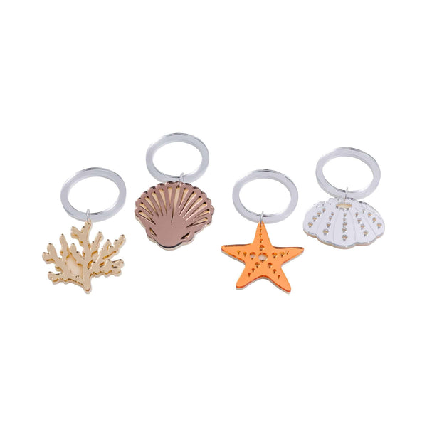 NAPKIN RINGS SET | Bronze Sea