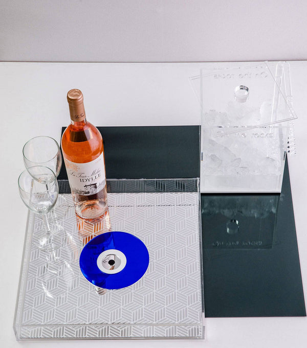 ALICIA Tray | Geometric Evil Eye