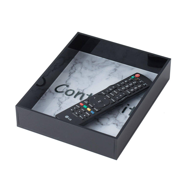 TIVO Tray | Marble Silver Control It
