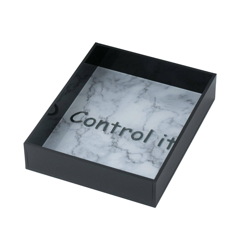 TIVO Tray | Marble Silver Control It